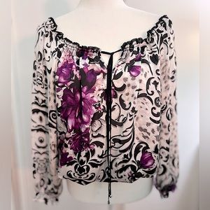 White House Black Market Off Shoulder Top size Medium